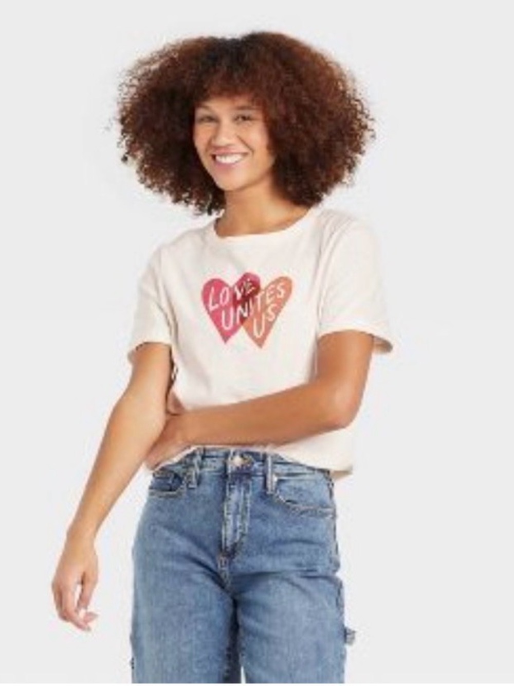 Universal Thread "Love Unites Us" graphic tee. NWT SZ XL